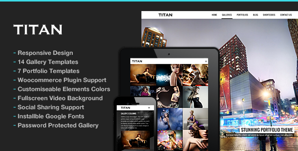 Titan | Photography WordPress Logo